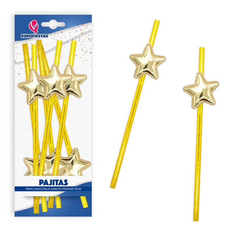 Pajitas Estrella colores