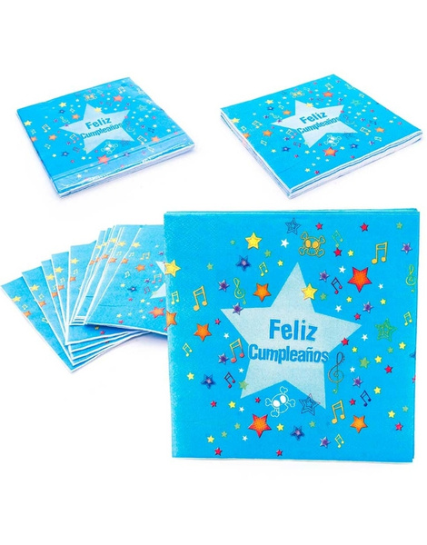 Servilletas cumpleaños  niñas/niños