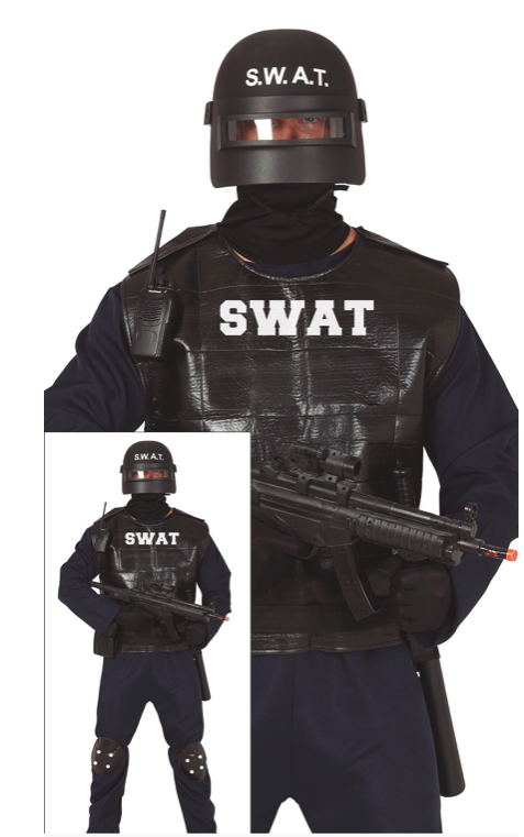 Disfraz Antidisturbios para adulto