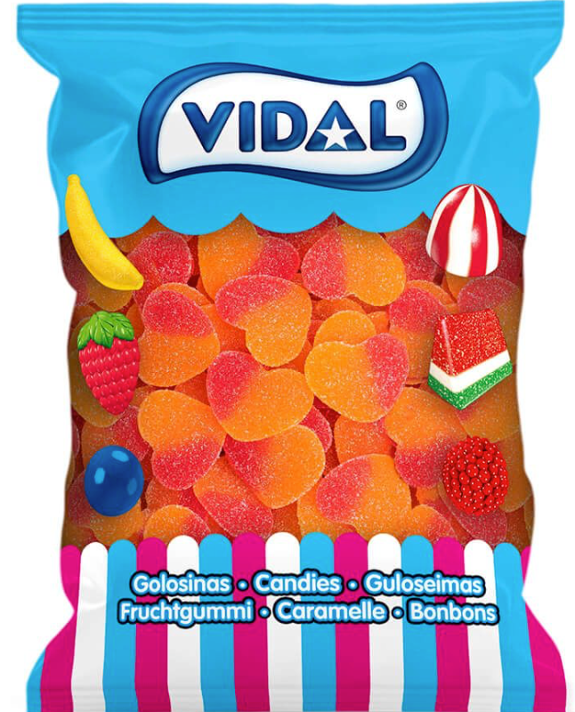 Bolsa melocotones azúcar 1 Kg.