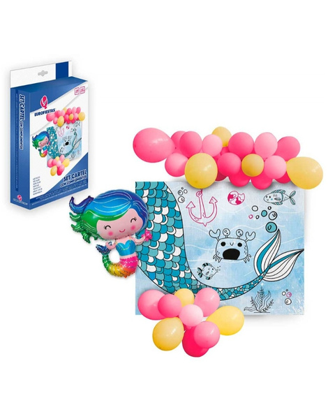 Cartel de Tela con Globos Sirena