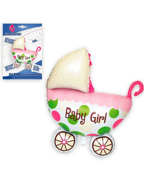 Globo Foil Carrito Baby col. 110x90cms.