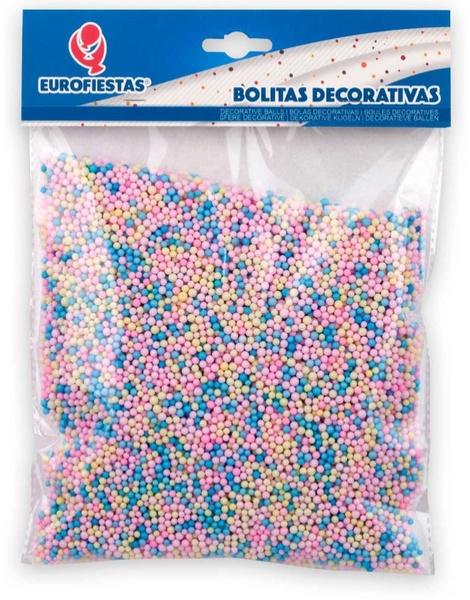 Bolitas decorativas 4mm 10 gr. colores