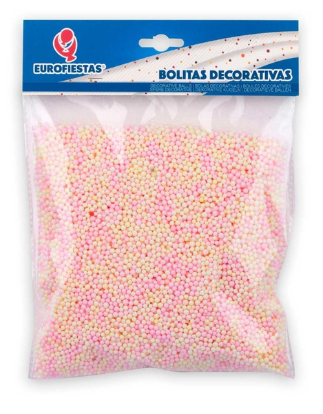 Bolitas decorativas 4mm 10 gr. pastel