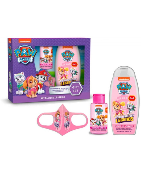 Set Paw Patrol niña con mascarilla+Geles