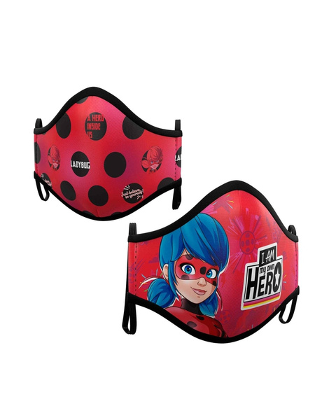 2 Mascarillas Lady Bug Premiun inf./juv.