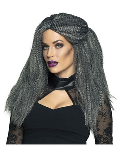 Peluca Bruja gris griselda