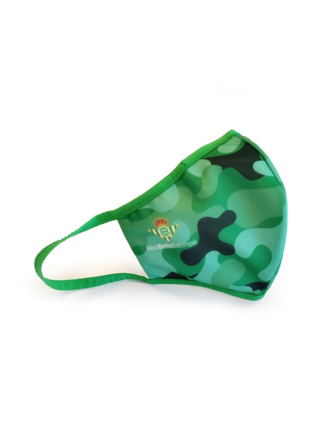 Mascarilla Real Betis camuflaje junior