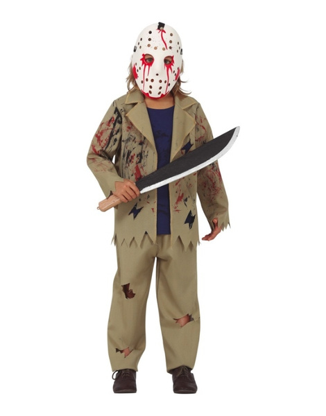 componente A nueve reembolso Disfraz Asesino con máscara infantil ¡Conviértete en un asesino de  Halloween!