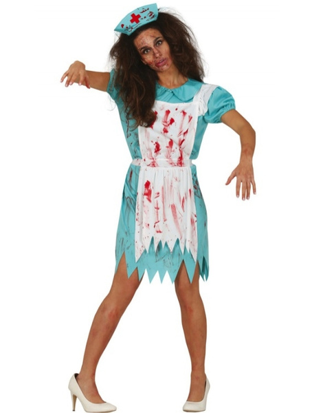 Disfraz enfermera zombie para mujer Disfraz enfermera zombie para mujer