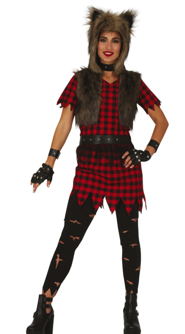 Disfraz Loba rebelde mujer
