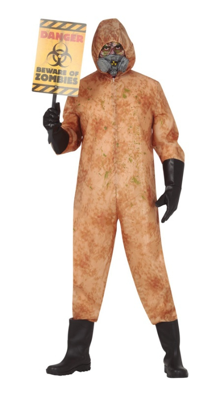 Disfraz Zombie radioactivo para hombre