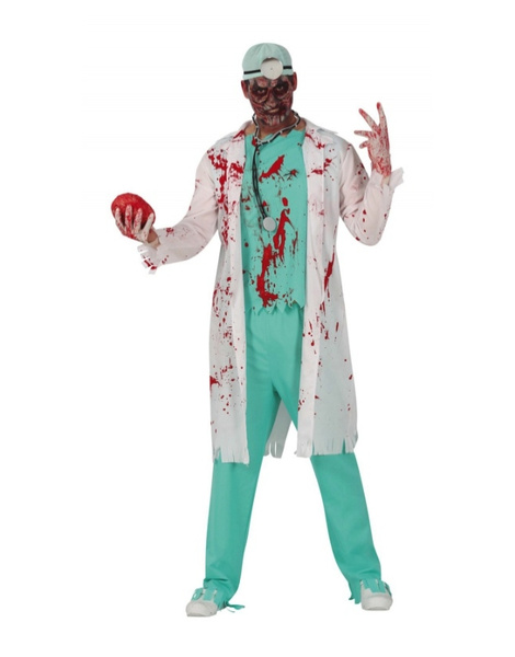 Tienda operación Permuta Disfraz Doctor Zombie para hombre