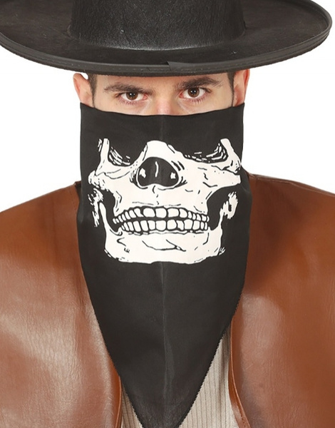 PAÑUELO PIRATA CON CALAVERA