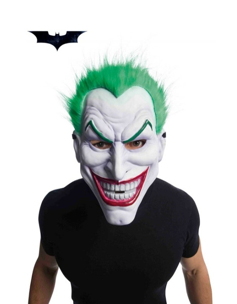 Máscara Joker PVC con pelo