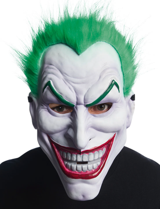 Máscara Joker PVC con pelo