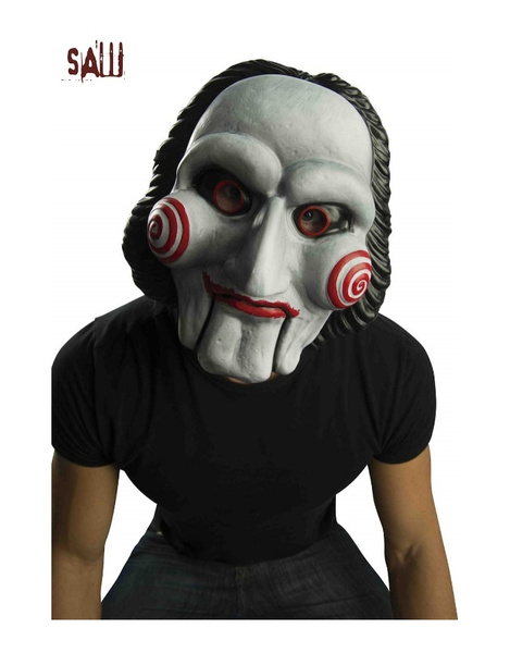 Mascara Saw Jigsaw Halloween Carnival careta ANTIFAZ Terror Pelicula Disfraces 