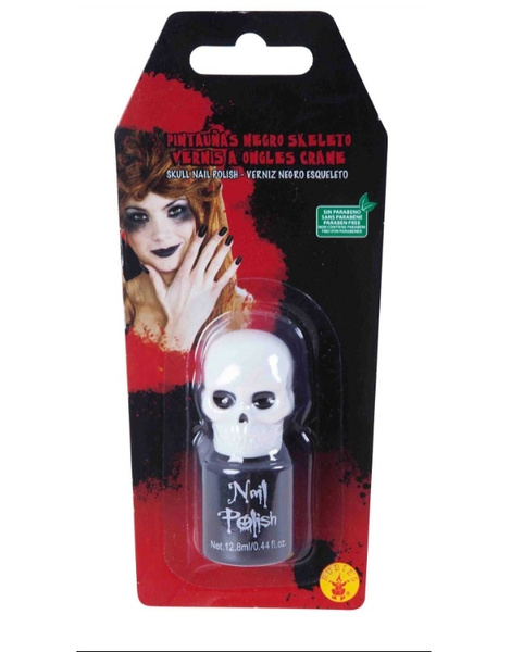 Laca de Uñas Negro Skeleto