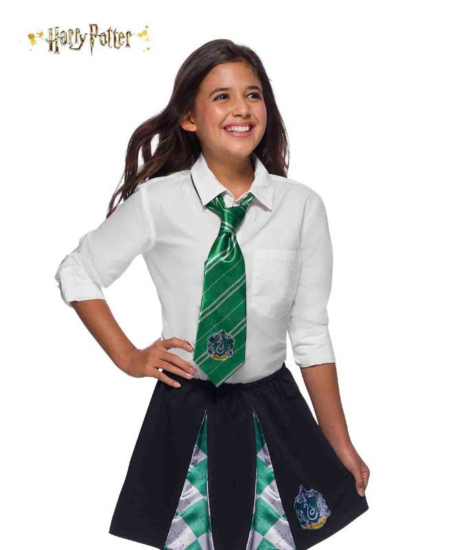 Corbata Slytherin deluxe