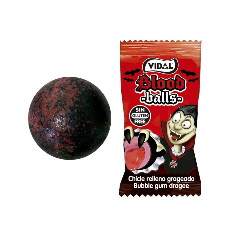 Chicles Drácula balls Vidal caja