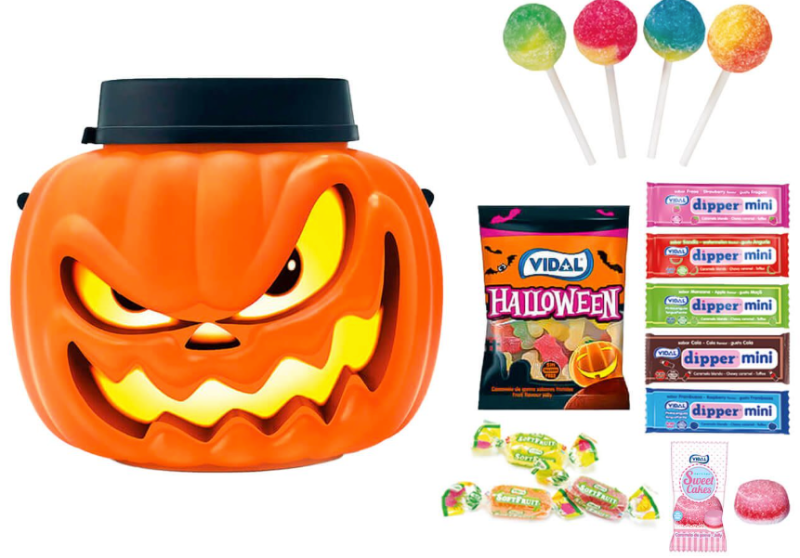 Calabaza Halloween 180 gr.chuches Vidal