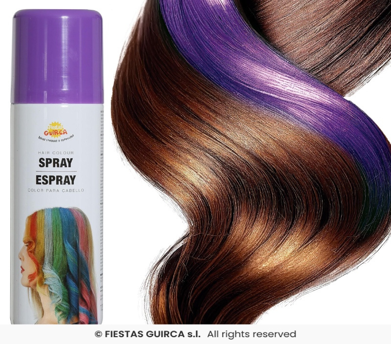 Laca para el cabello colores 125 ml.