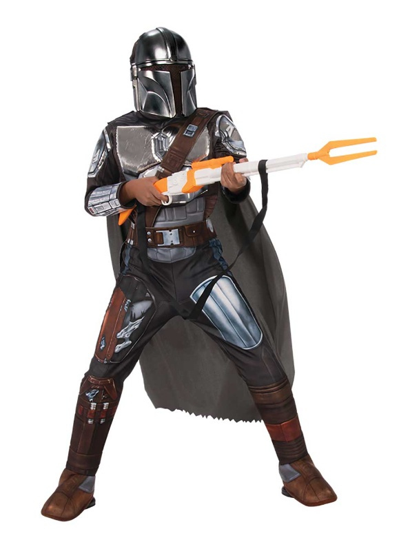 Disfraz Mandalorian Silver premium inf.