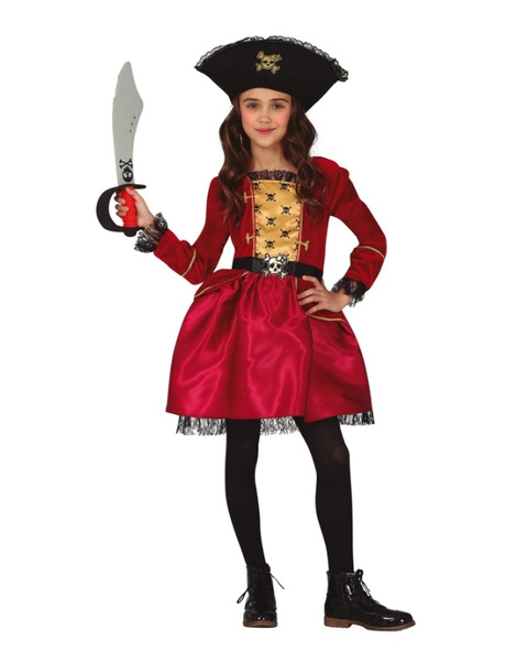 tinta alumno difícil Disfraz Pirata para niña