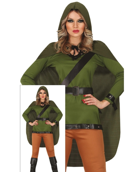 Disfraz Arquera medieval para mujer