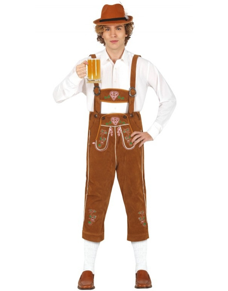 Disfraz Tirolés marrón para hombre