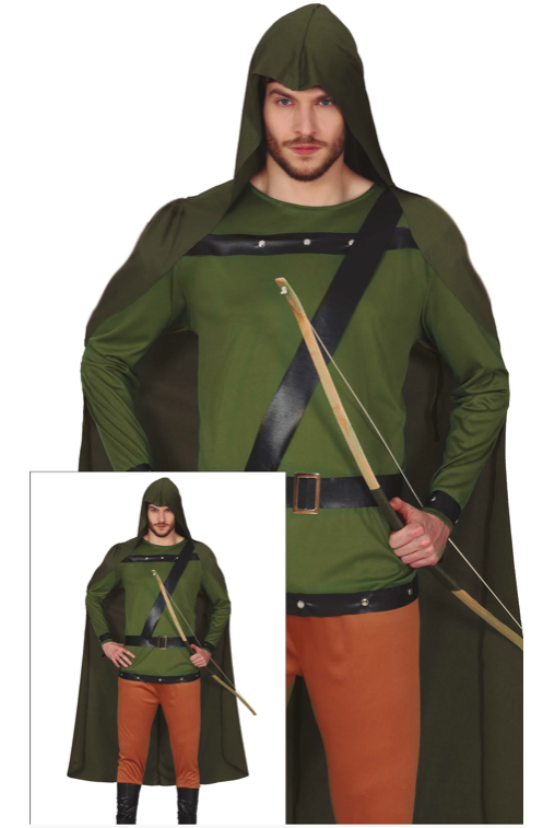 Disfraz Arquero medieval para hombre