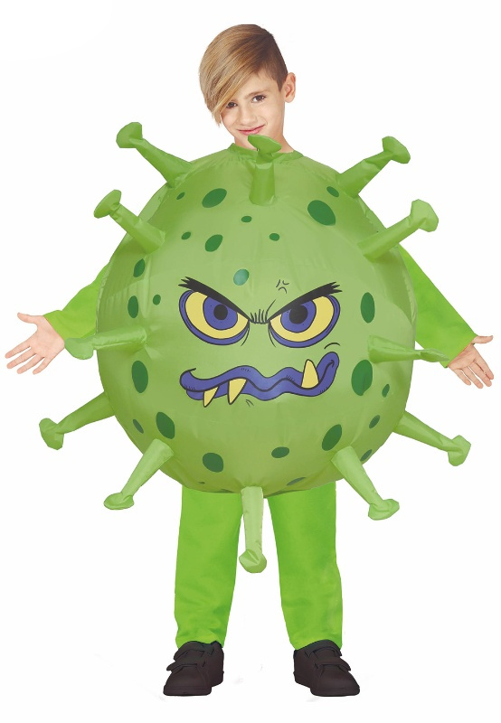 Disfraz Virus hinchable 5/8 años oferta