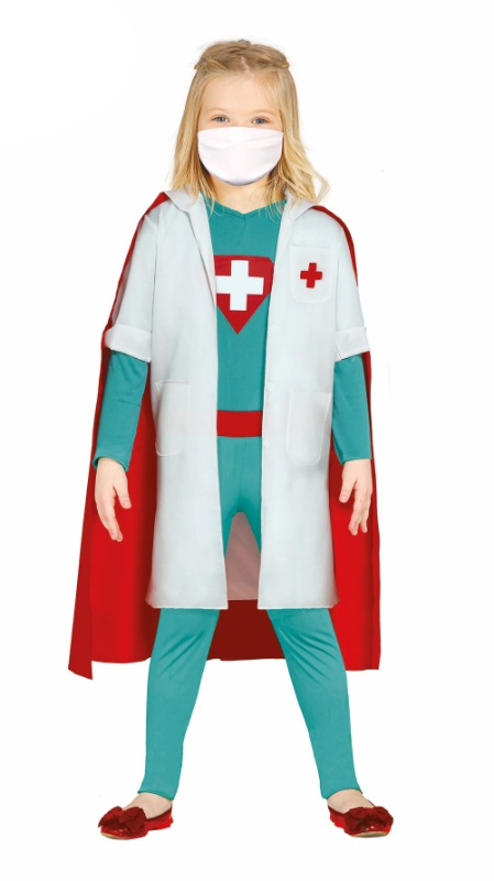 Disfraz Super Doctora heroína infantil