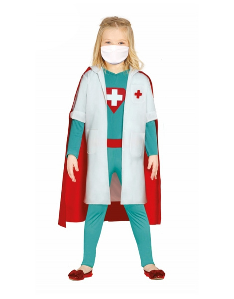 Disfraz Super Doctora heroína infantil