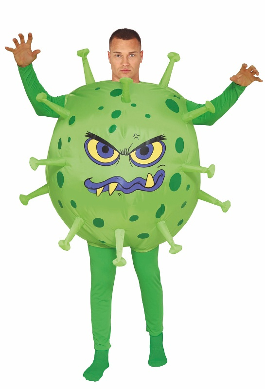 Disfraz Virus Hinchable para adulto