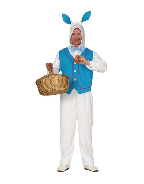 La base de datos Alinear Para buscar refugio Disfraz Conejo de Pascua para adulto