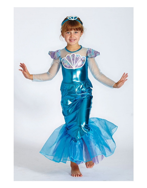 Comprar Disfraz de sirena para niñas, vestido para niños, traje de