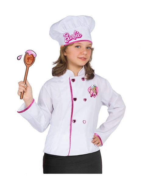 inicial montar ambulancia Disfraz Barbie Kit Chef Infantil