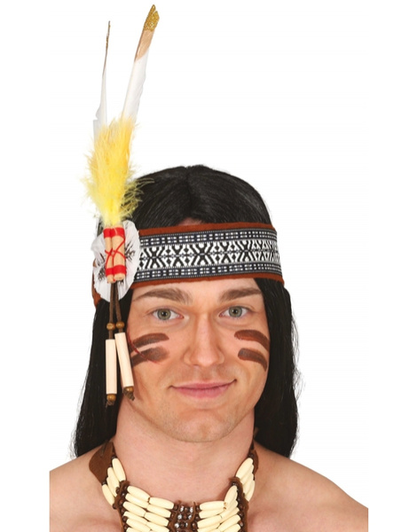 Cinta con Plumas Indio/a Extra