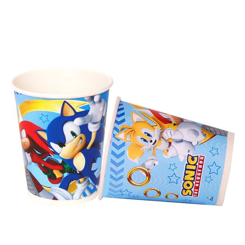 Vasos Sonic 8 uds. desechables