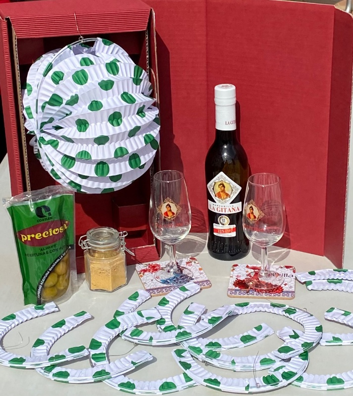 Pack Farolillos+manzanilla Feria Abril