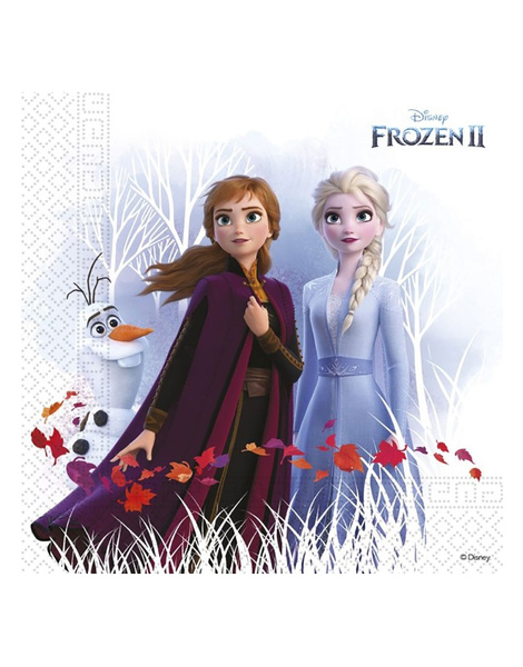 20 Servilletas Frozen 33x33 cms. desech.