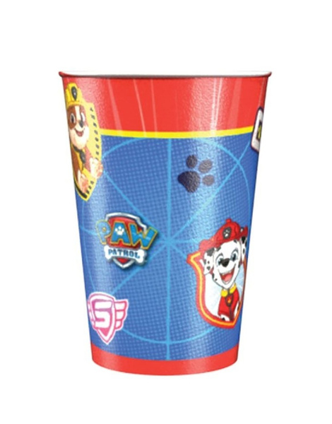 8 Vasos Patrulla canina 250ml. desech.