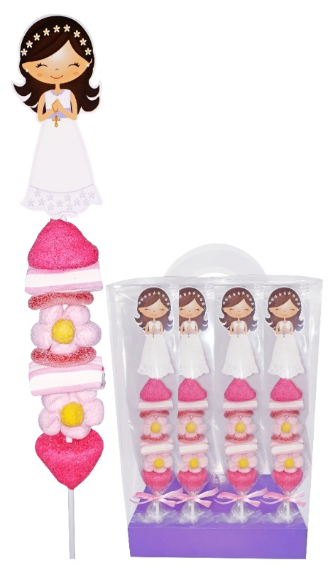 Brocheta Niña Comunión deluxe 65 Grs.