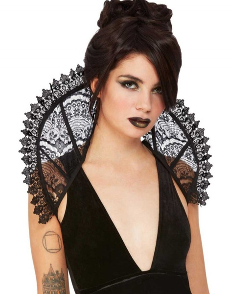 Cuello alto encaje gótico fever