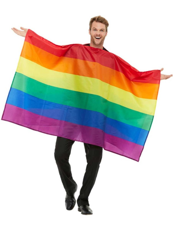 Disfraz bandera orgullo multicolor
