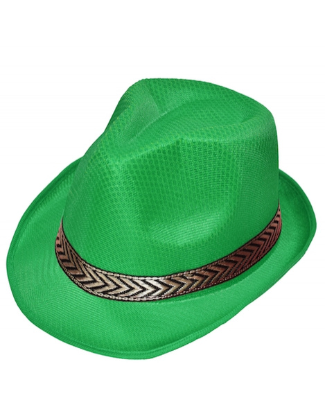 Sombrero mascota verde adulto