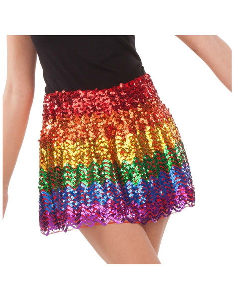 Mini Falda raimbow T.unica