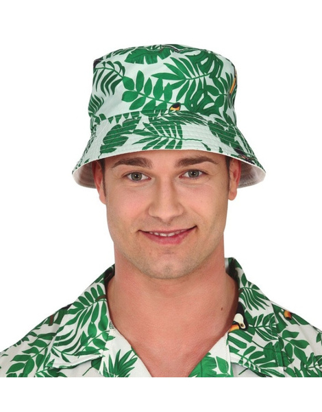 Gorro Hawaiano palmeras T.unica