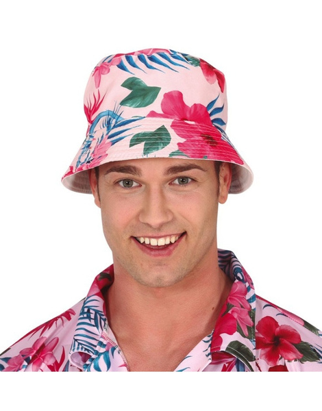 Gorro Hawaiano flamenco T.unica